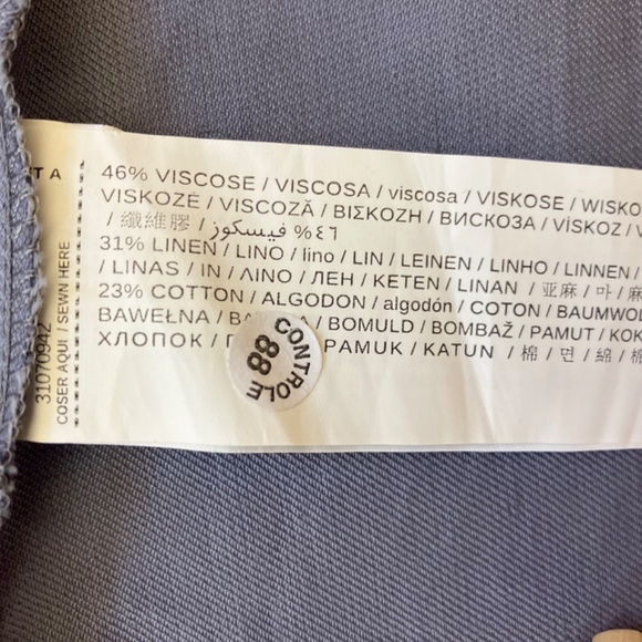 MANGO Pleated Wrap Midi Skirt – Periwinkle Blue  Feminine Classic Style size sm - Picture 8 of 9